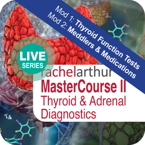 MasterCourse II LIVE: Modules 1 & 2 Thyroid Function Tests, Meddlers & Medications